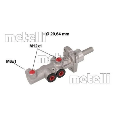 Imagen de METELLI 05 0849 Cilindro Maestro de Freno 20,64mm Aluminio SEAT: Ibiza 3, Córdoba II Sedán, VOLKSWAGEN: Polo IV Hatchback, SKODA: Fabia I Berlina