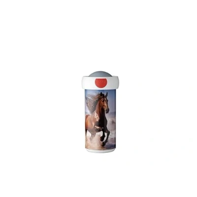 Imagen de Mepal Vaso Escolar Campus de Bebida Taza a Prueba Fugas para Niños Reutilizable Sin BPA y apto Lavavajillas 300 ml Wild Horse