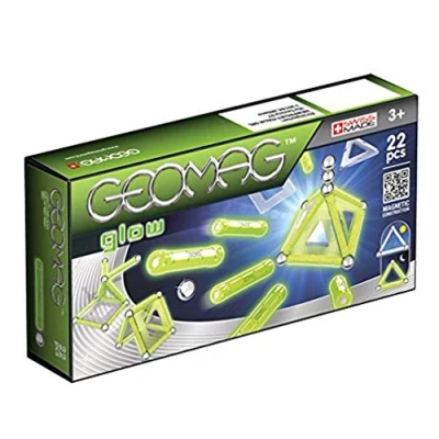 Imagen de Geomag Glow Construcciones magnéticas y Juegos educativos, Multicolor, 22 Piezas 334
