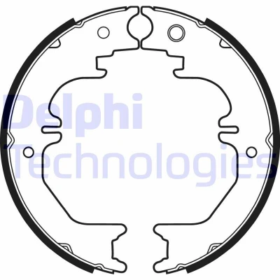 Imagen de DELPHI LS2132 Zapatas de Freno 230 45 TOYOTA: Land Cruiser 100