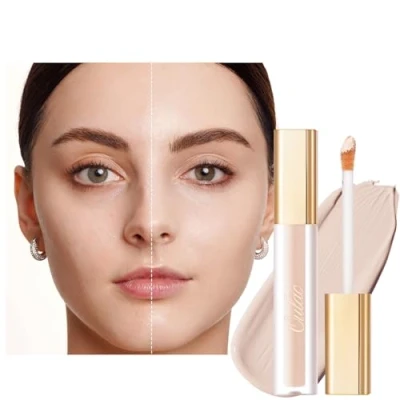 Imagen de Oulac corrector ojeras, mate alta cobertura, maquillaje mujer para, ojeras vegano 3.8ml, tono: Fair W0