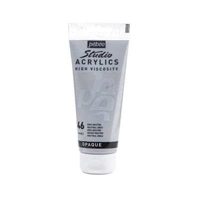 Imagen de Pébéo Acrílico Fine Studio Pintura acrílica Gris Neutro 100 ml