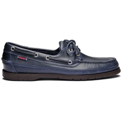 Imagen de Sebago SCHOONER, Náuticos para Hombre, Azul (Bluenavy Gum 978), 44 EU