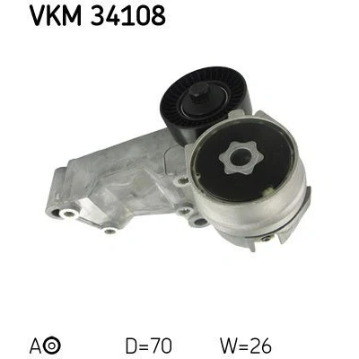 Imagen de SKF VKM 34108 Polea Tensora FORD: Focus Mk1 Hatchback, Tourneo Connect, Transit Connect Furgón, SAAB: 9 5 Berlina