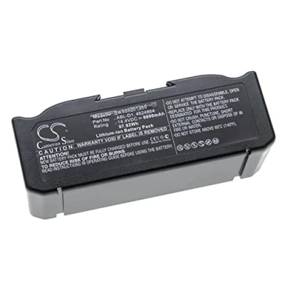 Imagen de vhbw Batería Compatible con iRobot Roomba i315240, i315840, i315440, i3152, i3158, i355240 Robot Limpieza Negro (6800 mAh, 14,4 V, Li Ion)