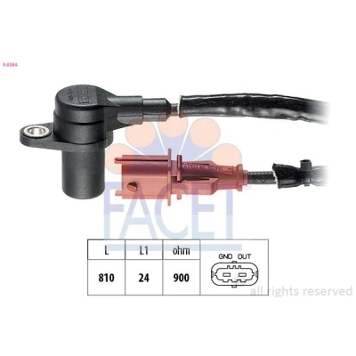 Imagen de FACET 9.0384 Sensor de Cigueñal Made in Italy OE Equivalent ALFA ROMEO: 147, Spider, 156 Sportwagon