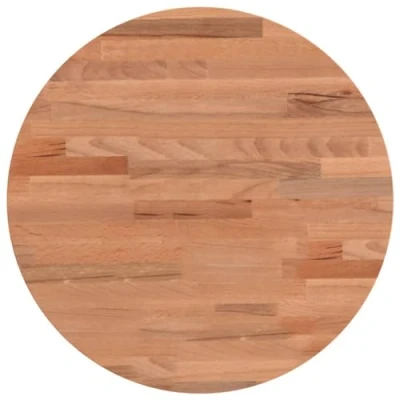 Imagen de vidaXL Tablero Redondo de Madera Maciza Haya Ø40x1,5 cm