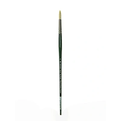 Imagen de Winsor &amp; Newton Pinceles Winton para óleo o acrílico, pelo de cerda, mango largo, redondo nº 6