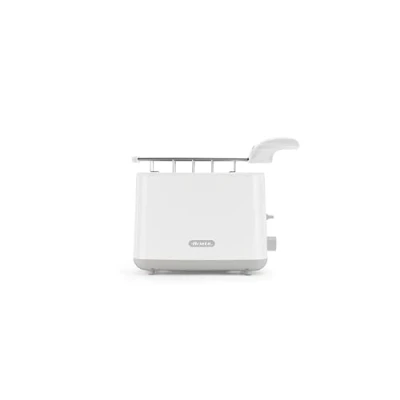 Imagen de Ariete Tostadora Breakfast 147, Sandwichera con 7 niveles de dorado, expulsión automática, bandeja recogemigas extraíble, botón parada, pinzas acero inoxidable incluidas, 760 W, blanco