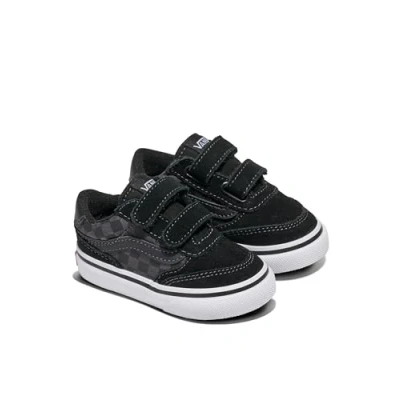 Imagen de Vans Brooklyn, Zapatillas Unisex niños, Kou Checkerboard Black/Asphalt, 19 EU
