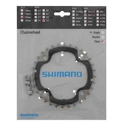 Imagen de SHIMANO Fc m660 Chainring 32t Ae B Type, 10 Speed Corona, Unisex Adulto, Silver/Black, 32 denti