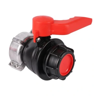 Imagen de FOGWOWO IBC Adaptador Válvula de bola 60 mm a 75 tanque Accesorios repuesto cierre para agua lluvia, contenedor, depósito lluvia