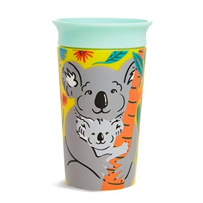 Imagen de Munchkin Miracle 360 grados Wildlove Vaso Antiderrames, Set de 1, Coala, 266 ml
