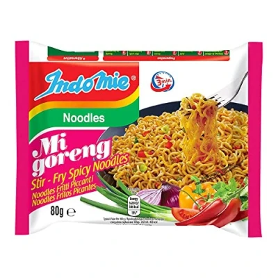 Imagen de Indomie Fideos instantáneos, Mi Goreng Pedas, picante 80 gr