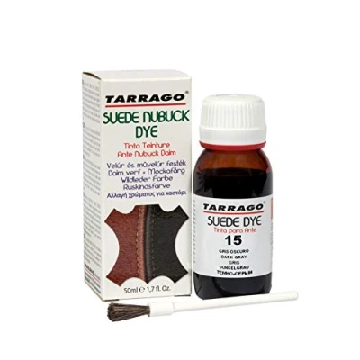 Imagen de Tarrago Tinte Para Ante Color Gris Oscuro Suede Nubuck Dye 50 ml Zapatos, Calzado, Bolsos y Accesorios Apto Natural Sintético, Nobuck Similares