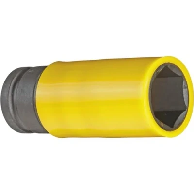 Imagen de GEDORE red Vaso de impacto con funda protectora, Vaso, Accionamiento 1/2&quot; 12,5 mm, Hexagonal, Ancho llave 19 Largo, Coche/vehículos, R63041916