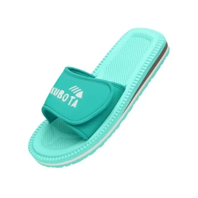 Imagen de Kubota Chanclas con Cierre de Correa Mujer para Sauna Zapatillas Playa Ajustables Espuma Azul petróleo 39