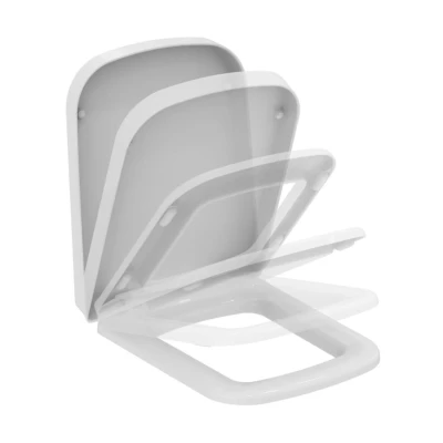 Imagen de Ideal Standard Mia J469701 Asiento de inodoro con cierre suave, BLANCO