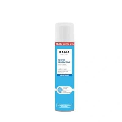 Imagen de Bama Power Protector spray impermeabilizante para zapatos, bolsos y chaquetas, cuidado de material resistente a la suciedad al agua, universal (300 ml), neutro, 300 ml