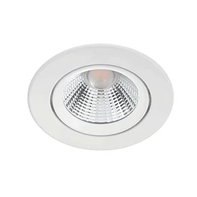 Imagen de Philips Foco empotrable SPARKLE, downlight LED, color blanco, luz blanca cálida regulable, 27K 5.5W