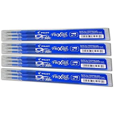 Imagen de Frixion Recambio BLS FR7 Rollerball 0.7 mm Azul Juego de 4