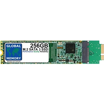 Imagen de GLOBAL MEMORY Unidad de estado sólido M.2 NGFF SATA 3 256 GB para MacBook Air (2010 2011)