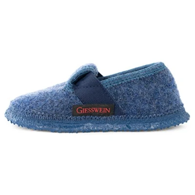 Imagen de Giesswein Türnberg, Zapatillas Algodón Unisex niños, Azul Vaquero Jeans, 27 EU