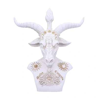 Imagen de Nemesis Now Busto Baphomet (Blanco) 33,5 cm