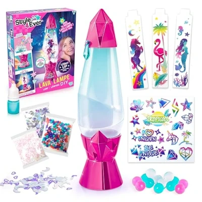 Imagen de Canal Toys Lámpara de Lava Tropical Style 4 Ever Unicornio, Liso, Color Verde, Talla única (OFG 229)