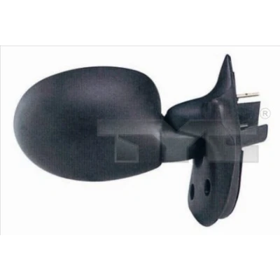 Imagen de espejo retrovisor Tyc 328 0070 izquierda negro convexo, para ajuste elect. RENAULT: TWINGO 1