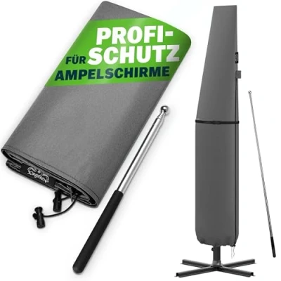 Imagen de Funda protectora sombrilla antracita 350cm diámetro máximo
