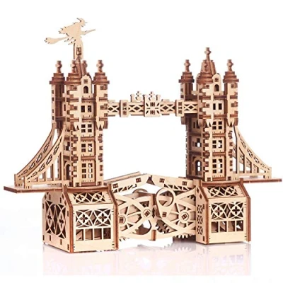 Imagen de Mr. Playwood Tower Bridge pequeño Animales Kits Madera, Color (226)