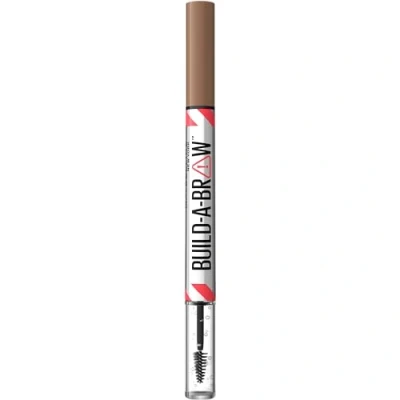 Imagen de L&#039;Oréal Maybelline New York Build A Brow 2 en 1 con Rotulador preciso y Gel Fijador de cejas, Tono: 255 Soft Brown