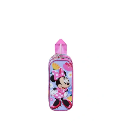 Imagen de Disney Minnie Mouse Spring Estuche Portatodo 3D Doble, Lila, 22 x 9,5 cm