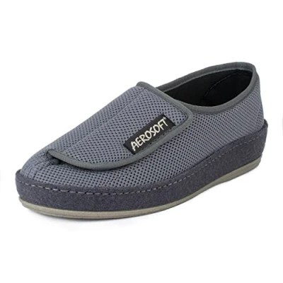 Imagen de Aerosoft Zapato bajo 6072 4P Mujer Hombre Zapatilla Antideslizante Transpirables (Gris, 42)