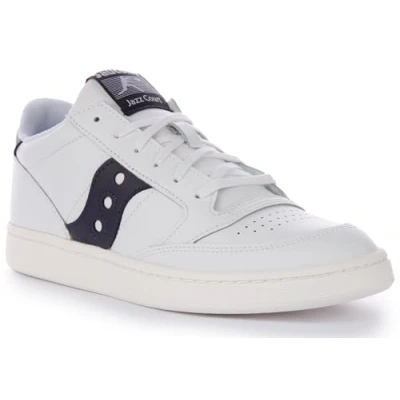 Imagen de Saucony Corte de Jazz, Zapatillas Unisex Adulto, Multicolor White Navy, 40.5 EU