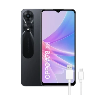 Imagen de OPPO A78 5G Smartphone Libre, 8GB+128GB, Pantalla 6,6, Cámara 50+2+8MP, Android, Batería 5000mAh, Carga Rápida 33W Negro
