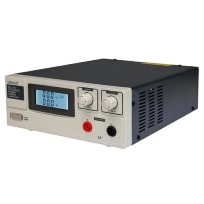 Imagen de Velleman Suministro de laboratorio, corte, ajustable, 0 30 VCC/0 20 A, limitación actual, protección cortocircuitos, LCD doble, pantalla gris, gris