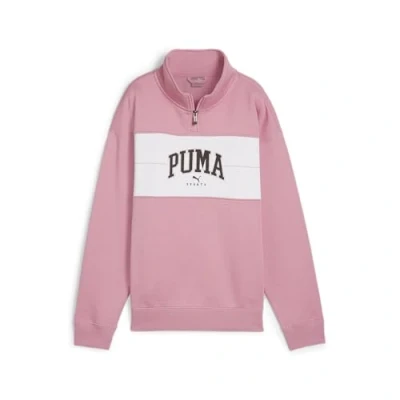Imagen de Puma Squad MIT Viertellangem Reissverschluss Sudadera, Mujer, Talla: Medium, Mauved out