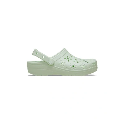 Imagen de Crocs Classic Floral CUT OUT Unisex Zuecos, Talla: 39 40, Jade tint Zapatos