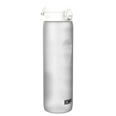Imagen de Ion8 Botella de Agua 1 Litro Con Marcador Tiempo, 1000 ml, a Prueba Fugas, Asa Transporte, Apta para Lavavajillas, Sin BPA, Agarre Contorneado, Ideal Gimnasio, Salud y Fitness, Hielo