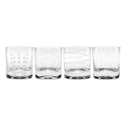 Imagen de Mikasa Copas de cóctel para brindis, 290 ml, juego 4 unidades, cristal, Plateado, 360 ml