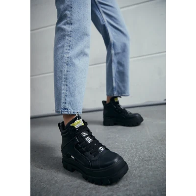 Imagen de Buffalo Aspha MID Botines con plataforma, Mujer, Talla: 36, Black Zapatos