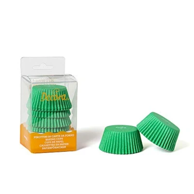 Imagen de DECORA, 0339673 Moldes para Muffins Verde, Muy Prácticos Hornear, Presentar y Regalar Muffins, Resistentes hasta 220C, En un Práctico Blister