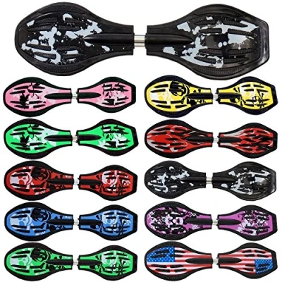 Imagen de FunTomia Waveboard Original Mach1 rodamientos de bolas, incluye funda y CD (varios diseños color)., Rosa militar.
