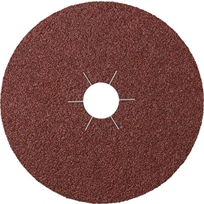 Imagen de Klingspor 11064 Discos de Fibra Vulcanizados, CS 561, 30 Forma Perforación, 80 Grano, 180 mm x 22