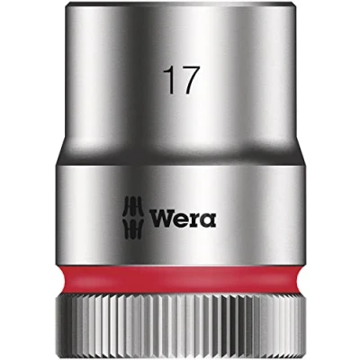Imagen de WERA 05003608001 8790 HMC Zyklop Nuss 17,0 Llave de vaso con arrastre 1/2&quot;