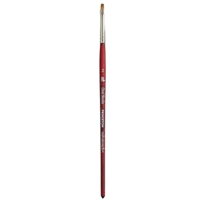 Imagen de Princeton Velvetouch Artiste, Mixed Media Brush for Acrylic, Watercolor &amp; Oil, Series 3950 Chisel Blender Luxury Synthetic, Size 2