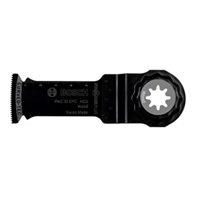 Imagen de Bosch Home and Garden Hoja PAIZ 32 EPC (para Madera Blanda, Accesorios para Multiherramientas Oscilantes StarlockPlus y StarlockMax)