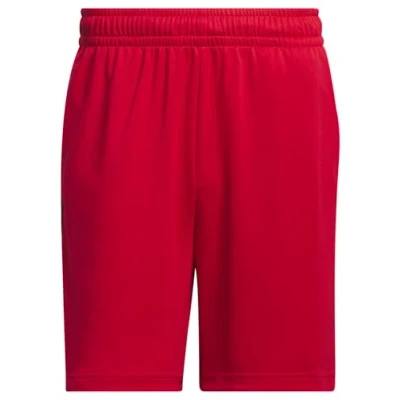 Imagen de adidas Performance 3 Stripes Short Pantalón corto de deporte, Hombre, Talla: XSx9&quot;, Better scarlet/aurora black